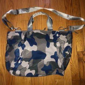 Camo Canvas Tote w/ Strap